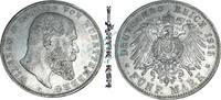 Kaiserreich, Württemberg 5 Mk. 5 Mark Münze 1913 F -Königreich Württemberg- Wilhelm II. ss-vz , J.176 -0637- -