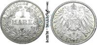 Kaiserreich DE 1 Mk. 1 Mark Münze 1914 A -deutsches Kaiserreich gr. Adler- ss-vz , J.17 -0652- -