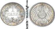 Kaiserreich DE 1 Mk. 1 Mark Münze 1915 A -deutsches Kaiserreich gr. Adler- ss-vz , J.17 -0655- -
