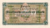 Inflation 1923 DE 500.000 Mk. Recklinghausen , Banknote 500.000 Mark Schein unc-kfr. Keller 4460.a , Westfalen -