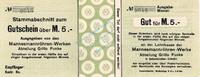 Großnotgeld 1918 DE 5 Mk. Gelsenkirchen-Schalke , Banknote 5 Mark Schein F-kfr.E Geiger 171.01 , Westfalen -
