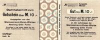 Großnotgeld 1918 DE 10 Mk. Gelsenkirchen-Schalke , Banknote 10 Mark Schein unc-kfr.E Geiger 171.02 NRW -