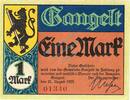 Serienscheine DE 1 Mk. Nr.3 Gangelt , Notgeld 1 Mark Schein Nr.3 unc-kfr. M-G 406.1 , Westfalen 1921 -