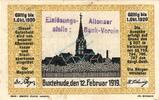 Kleingeld 1914-1922 25 Pf. Altona , Notgeld 25 Pfennig Schein unc-kfr. Ti.0080.05.05 , Schleswig 1919 Verke -