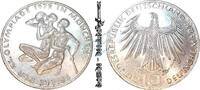 Bundesrepublik Deutschland 10 Mk. 10 Mark Münze 1972 F -Olympia 1972 Basketball und Kanutin- ss-vz, J.403 -0663- -