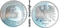 Bundesrepublik Deutschland 5 Mk. 5 Mark Kursmmünze 1984 G -Bundesrepublik Deutschland- ss-vz , J.415 -0667 -