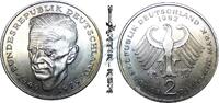 Bundesrepublik Deutschland 2 Mk. 2 Mark Kursmmünze 1982 D -BRD Kurt Schuhmacher- ss-vz , J.424 -0677- -