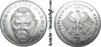Bundesrepublik Deutschland 2 Mk. 2 Mark Kursmmünze 1990 G -BRD Ludwig Erhard- ss-vz , J.445 -0679- -