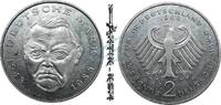 Bundesrepublik Deutschland 2 Mk. 2 Mark Kursmmünze 1989 J -BRD Ludwig Erhard- ss-vz , J.445 -0684- -