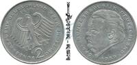 Bundesrepublik Deutschland 2 Mk. 2 Mark Kursmmünze 1990 F -Franz-Josef Strauß- ss-vz , J.450 -0694- -