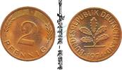 Bundesrepublik Deutschland 2 Pf. 2 Pfennig Kursmmünze 1974 F -Bundesrepublik Deutschland- ss-vz , J.381 -0697- -