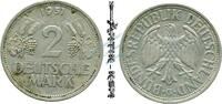 Bundesrepublik Deutschland 2 Mk. 2 Mark Kursmmünze 1951 G -Ähren Weinblätter Trauben- ss , J.386 -0702- -
