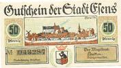 Kleingeld 1914-1922 DE 50 Pf. Esens , Notgeld 50 Pfennig Schein unc-kfr. Ti.1795.05.03 , Niedersachsen o.D. Ve -