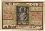 Kleingeld 1914-1922 DE 50 Pf. Coburg , Notgeld 50 Pfennig Schein unc-kfr. Tieste 1170.05.20 , BAY 1919 Verkehr -