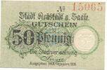 Kleingeld 1914-1922 DE 50 Pf. Neustadt , Notgeld 50 Pfennig Schein unc-kfr. Ti.4975.10.01 , BAY 1918 Verkehrsa -