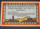Notgeld Notgeld Pasing , 25 Pfennig Schein ohne Druckfirma , Mehl Grabowski 1050.1 b , von 1918 , Bayern Seriennotgeld -