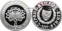 Zypern / Cyprus 1 Pound Zypern Gedenkmünze 1 Pound 2007 -50 Jahre Römische Verträge- KM.86 stgl-pp -0234 -