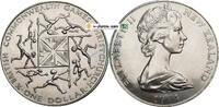 Neuseeland 1 Dollar Neuseeland , 1 Dollar Münze 1974 -Christchurch C.-Games- KM.44 vz-stgl -0287- -