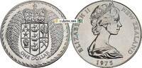 Neuseeland 1 Dollar Neuseeland , 1 Dollar Münze 1975 -Introduction decimal currency- KM.38 vz-stgl - -