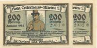 Serienscheine DE 2 Scheine -KN fortlaufend- 1922 Rheine , Notgeld 200 Pf... 1,552.64 元  ＋  运费