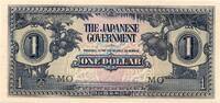 Malaysia 1 Dollar Malaysia Banknote 1 Dollar Schein unc-kfr. 1942 -Bananengeld- WPM.M5 -0418- -