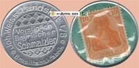 Briefmarken Kapselgeld 10 Pf. Landshut , Kapselgeld 10 Pfennig -Bayrischer Schmalzler- unc-kfr. BAY o.D. -0101 -
