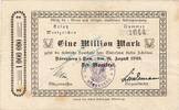 Inflation 1923 DE 1 Mio. Mk. 1923 N&ouml;renberg , Banknote 1 Million Mark Sc... 92.85 元  ＋  运费