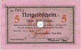 Gro&szlig;notgeld 1918 DE 5 Mk. 1918 Neu Ulm , Banknote 5 Mark Schein entw. Ge... 58.44 元  ＋  运费