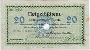 Gro&szlig;notgeld 1918 DE 20 Mk. 1918 Neu Ulm , Banknote 20 Mark Schein entw. ... 69.83 元  ＋  运费