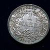 Münzen 1 Mark 1908 F , Stuttgart , Silbermünze aus dem Kaiserreich , wir denken sehr schön bis vorzüglich , Jäger Nr. 17 , ungereinigt -