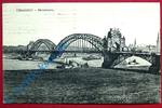 Ansichtskarten Postkarte Ansichtskarte Düsseldorf , Motiv : Rheinbrücke , gel. 1911 , Nordrhein Westfalen -
