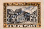 Serienscheine DE 1 Mk. Domnau , Notgeld 1 Mark --verschl. Kreise-- in kfr. M-G 280.2 , Ostpreussen 1921 -