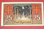 Notgeld Notgeld Pyrmont , 25 Pfennig Schein , Mehl Grabowski 1085.1 , Niedersachsen Seriennotgeld -