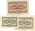 Kleingeld 1914-1922 DE 3 Scheine kpl. Ebersberg , Notgeld Set mit 3 Scheinen unc-kfr. Ti.1560.05.15-17 , Bayern 1916 -