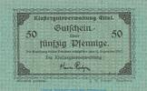 Kleingeld 1914-1922 DE 50 Pf. Notgeld Klostergut Ettal 1810.05.38 , 50 Pfennig Schein in kfr. o.D. Bayern -