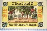 Notgeld Notgeld Trittau , 25 Pfennig Schein , grün , Mehl Grabowski 1347.3 , Schleswig Holstein Serien Notgeld -