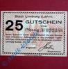 Notgeld Notgeld Limburg , Einzelschein über 25 Pfennig , Tieste 4100.02 , von 1917 , Hessen Verkehrsausgabe -