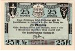 Notgeld DE 25 Pf. Harburg , Notgeld 25 Pfennig Scheine in kfr. Tieste 2805.20.10 Niedersachsen o.D -