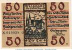 Kleingeld 1914-1922 50 Pf. Notgeld Stadt Lohr , 50 Pfennig Schein in kfr. Tieste 4205.05.01 von 1918 , BAY -
