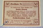 Notgeld Notgeld Norder und Süder Dithmraschen , 50 Pfennig Musterschein Ohne Kennummer , Tieste 5160.05.16.M , Schleswig Holstein Verkeh -
