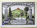 Notgeld Notgeld Lauterberg , Niedersachsen , Einzelschein über 100 Pfennig , Mehl Grabowski 779.1 , von 1921 , Seriennotgeld -
