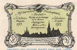 Kleingeld 1914-1922 50 Pf. Notgeld der Stadt Ansbach 0160.15.05 , 50 Pfennig Schein in kfr. -