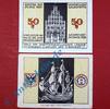 Notgeld Notgeld Lübeck , Haus der Schiffergesellschaft , 50 Pfennig Schein Kogge nach links , Mehl Grabowski 824.1 A , Schleswig Holstei -