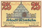 Seriennotgeld Deutschland Notgeld Rinteln 25 Pf. -- gut für -- Notgeld Stadt Rinteln 1125.1.c , 25 Pfennig --Gut für-- in kfr. von 1920 , NDS -