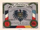 Serienscheine DE 1 Mk. Notgeld Lunderup , Rothenkrug , 1 Mark Schein , Mehl Grabowski 846.1 a , von 1920 , dänisch Nordschleswig Seriennotgeld -