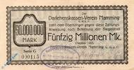Notgeld  Notgeld Mamming , 50 Millionen Mark Schein gbr , Serie G , Kell... 29.32 US$  ＋  11.72 US$ 运费