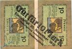 Großnotgeld 1918 DE 10 Mk. Notgeld Lindau i. B. 10 Mark Schein in kfr. Geiger 321.02 , o.D. Bayern Großnotg -