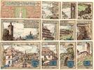 Notgeld De 12 Scheine kpl. 12 x Notgeld der Stadt Vacha 1356.1 , Set mit 12 Scheinen in kfr. 1921 -