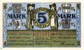 Großnotgeld 1918 DE 5 Mk. Notgeld Amtsbezirke Lörrach , 5 Mark Schein in kfr. Geiger 327.01.c , 1918 -