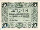 DE 10 Pfennig Schein Konsum und Spar , Belzig , 10 Pfennig Schein in kfr. Mehl Grabowski 71.1 -